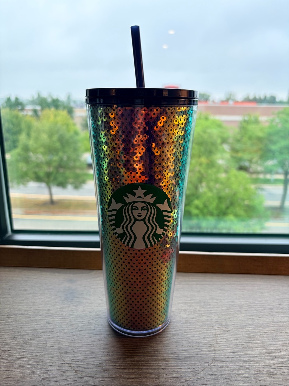 Starbucks Iridescent Sequin Tumbler Venti NEW